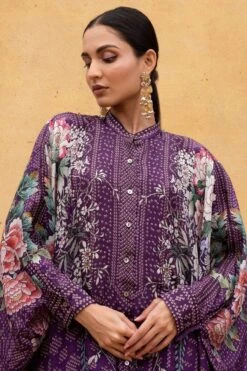 Rajdeep Ranawat Purple Floral Printed Kaftan -Deals Toggora Store r 32rr10 4