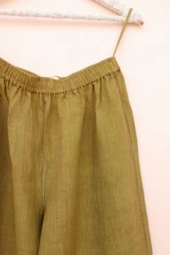 Indigene Linen Olive Green Slouch Pants 7 Indigene Linen Olive Green Slouch Pants -Deals Toggora Store ss21 14 2