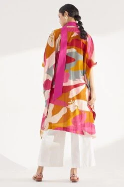 Twinkle Hanspal Multi-coloured Kaftan Tunic & Pants -Deals Toggora Store tgn18 7 1