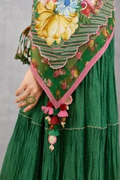 Torani Panna Chokor Guncha Scarf -Deals Toggora Store torjam1910 63 3