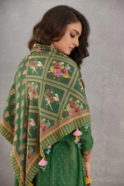 Torani Panna Trikoniya Scarf -Deals Toggora Store torjam1910 66 3