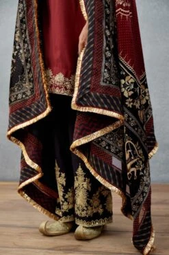 Torani Jet Black Bhagalpuri Printed Doshala -Deals Toggora Store tr 1309tg33 4