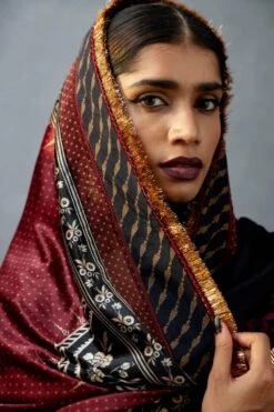 Torani Jet Black Bhagalpuri Printed Doshala -Deals Toggora Store tr 1309tg33 5