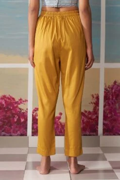 Ikai Mustard Tapered Pants -Deals Toggora Store ttp1001y 3