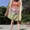 Varun Bahl Pret Kilim Pattern Drawstring Kaftan -Deals Toggora Store vb pr1 bk21 ks11 1