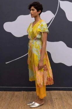 YAM Yellow Kaftan Set